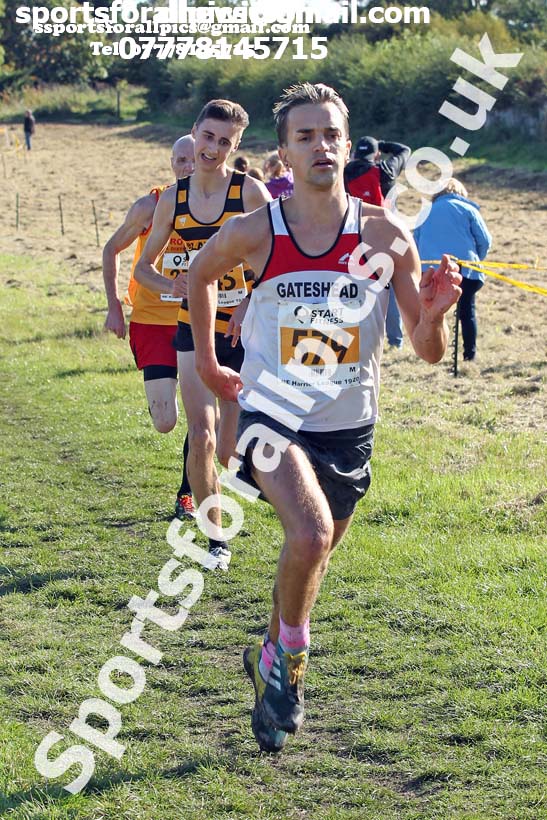 Senior mens 2019 Start Fitness Harrier League, Wrekenton, Gateshead. Photo: David T. Hewitson/Sports for All Pics